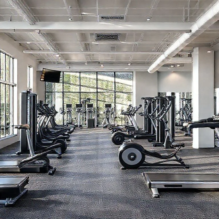 Architectural composition of layered materials with accent lighting